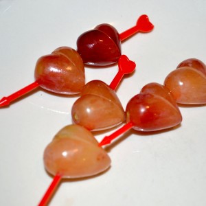 Double Grape Heart Skewers